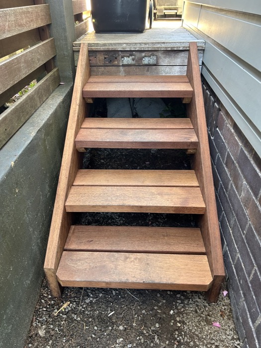 New timber stairs — Northern Beaches